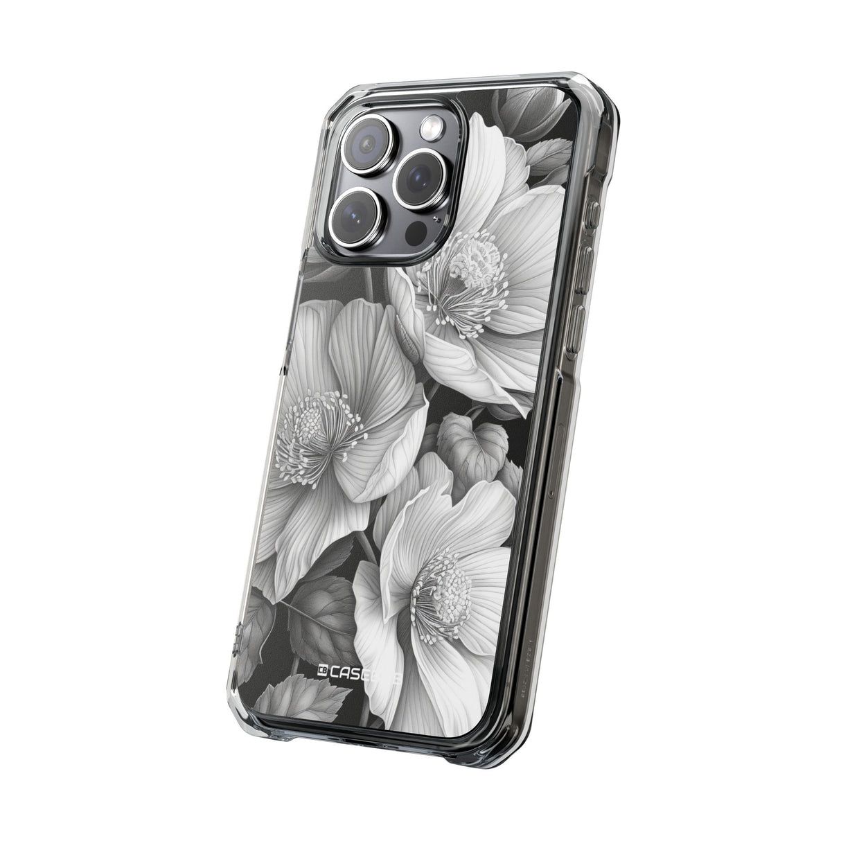 Botanical Elegance - Phone Case for iPhone (Clear Impact - Magnetic)