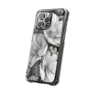 Botanical Elegance – Handyhülle für iPhone (Clear Impact – Magnetisch) 