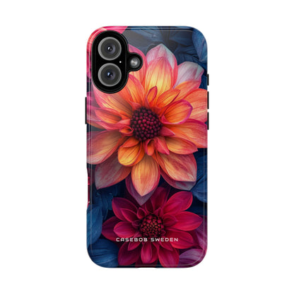 Fiery Bloom Harmony iPhone 16 - Tough Phone Case