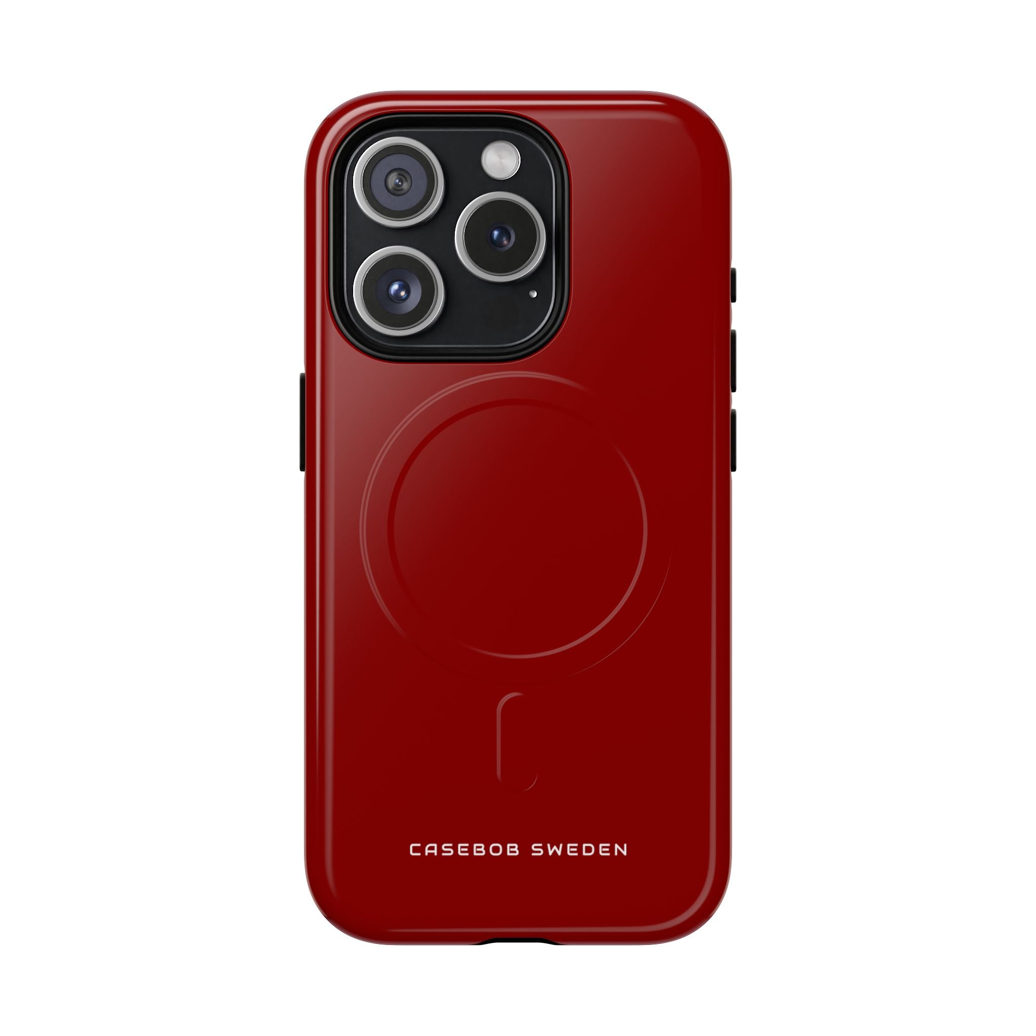 Dark Red iPhone 15 | Tough+ Phone Case