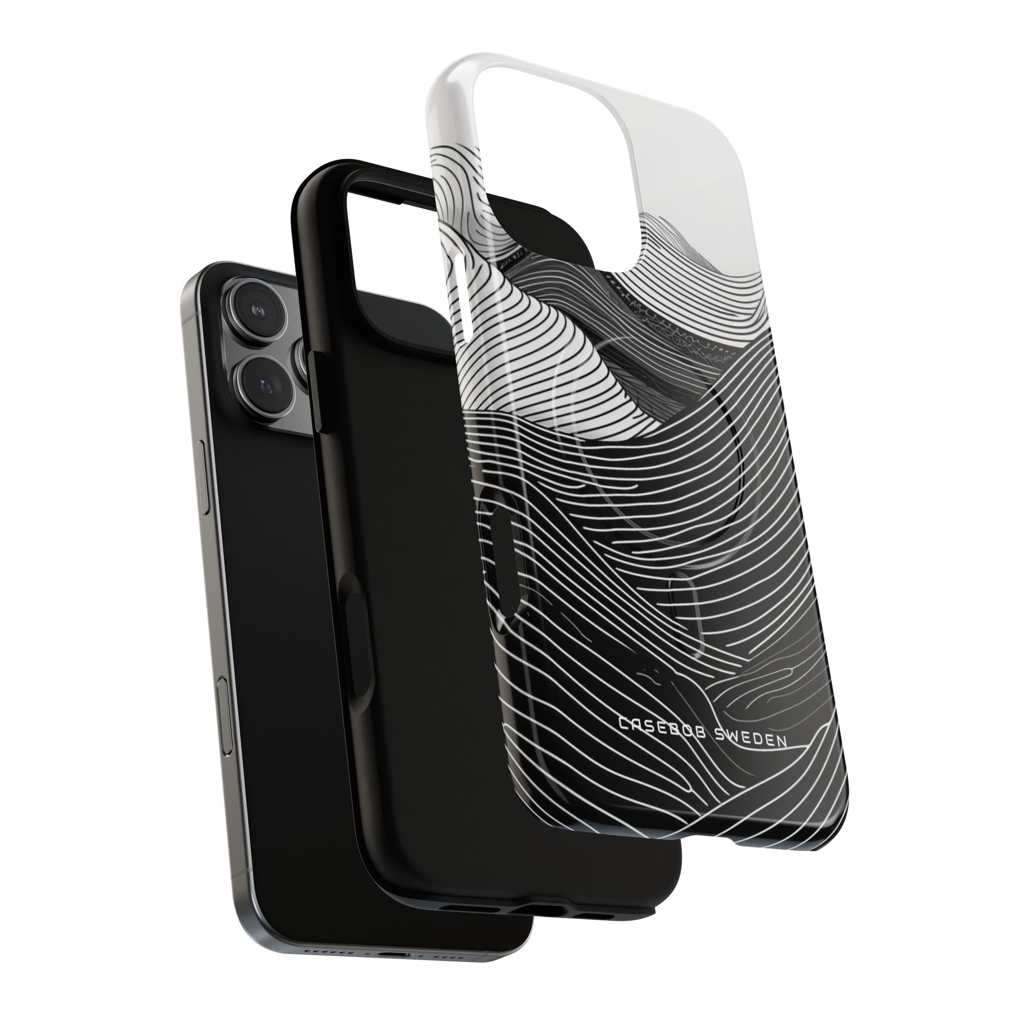 Undulating Horizon Waves iPhone 16  Tough+ Phone Case