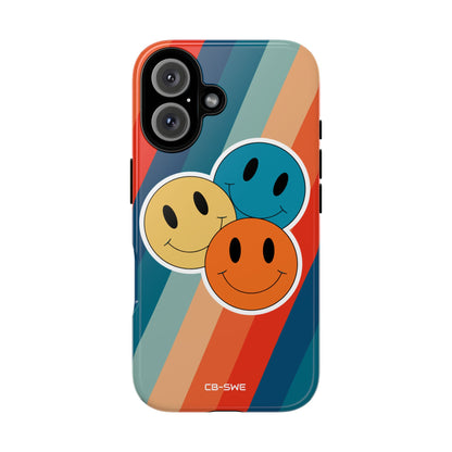 Retro Smiley Harmony - iPhone Case