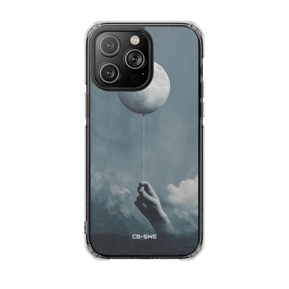 Moon Cradled Softly iPhone Case - Impact