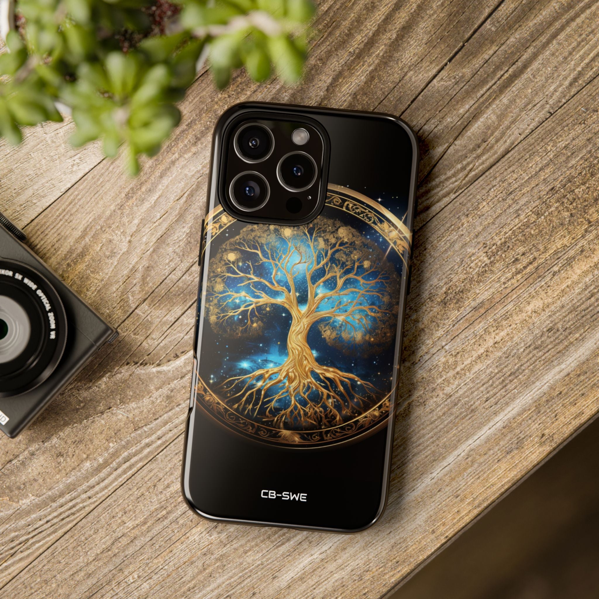 Cosmic Tree Radiance - iPhone Case