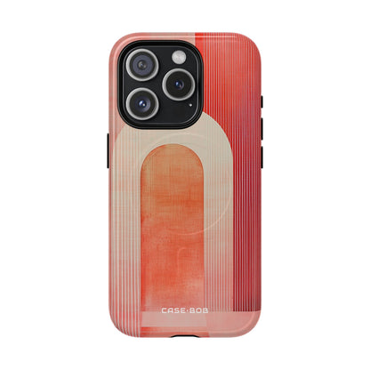 Crimson Arches iPhone 15 Pro Case - Tough+