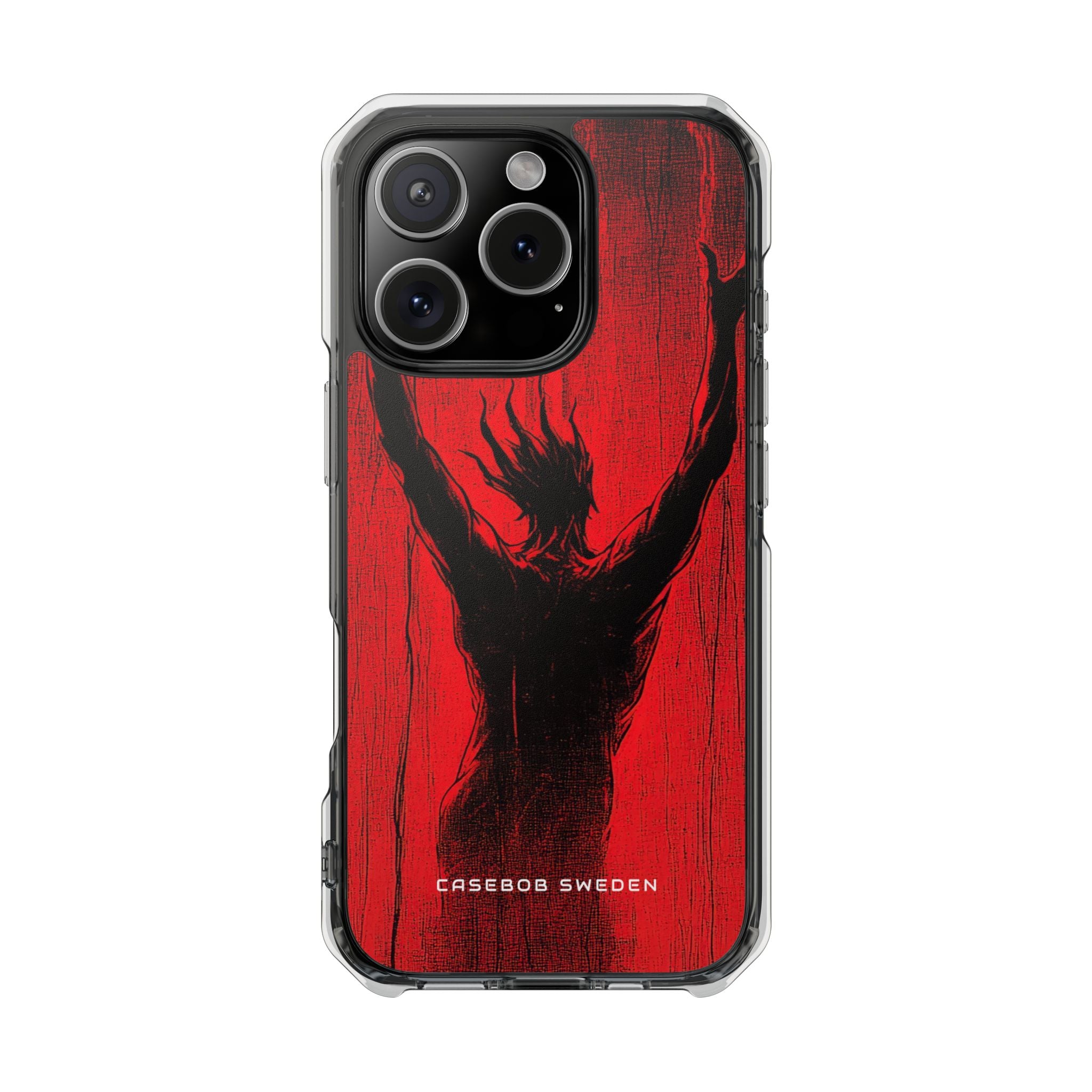 Crimson Despair iPhone 16 - Clear Impact Phone Case