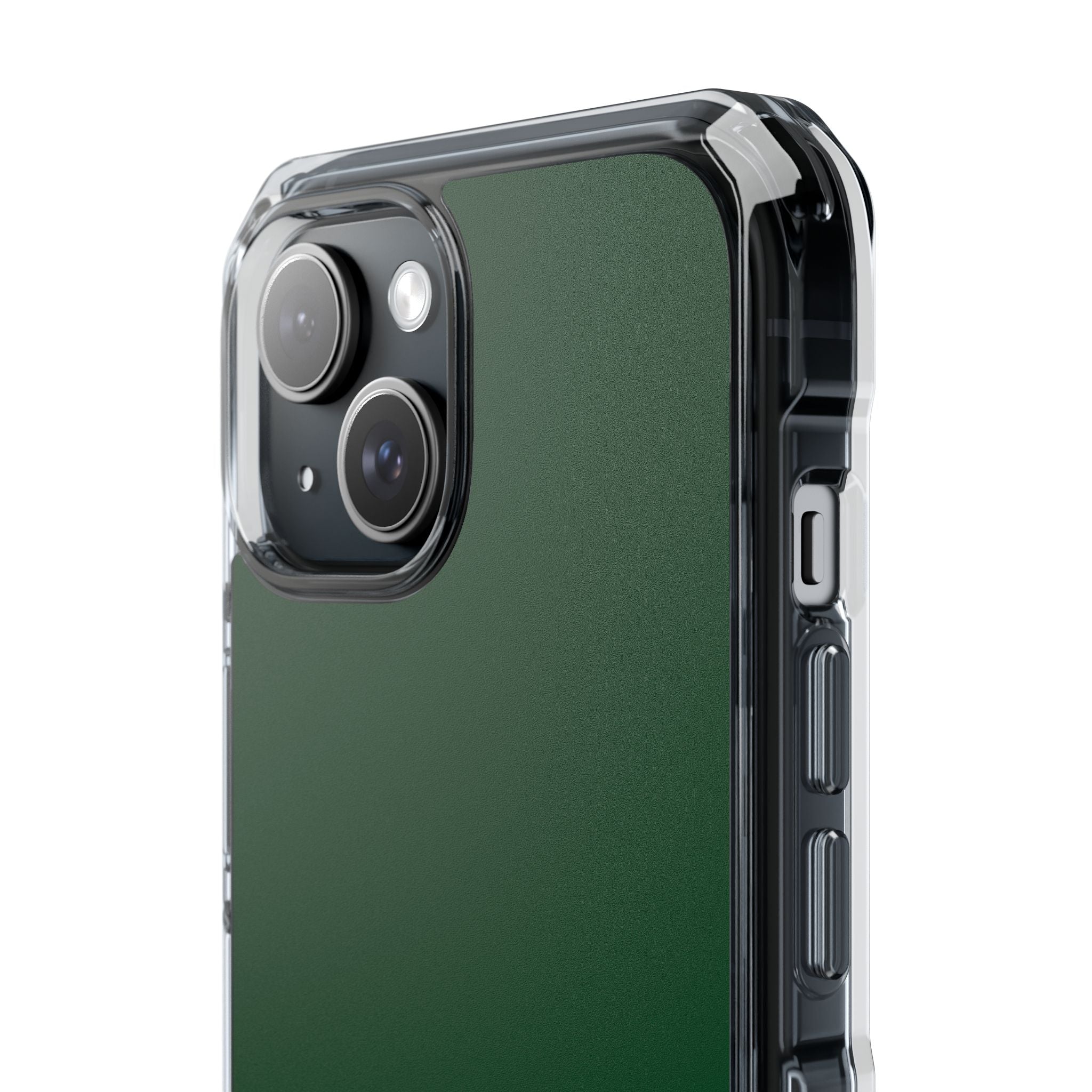 Forest Green - Clear Impact Case for iPhone