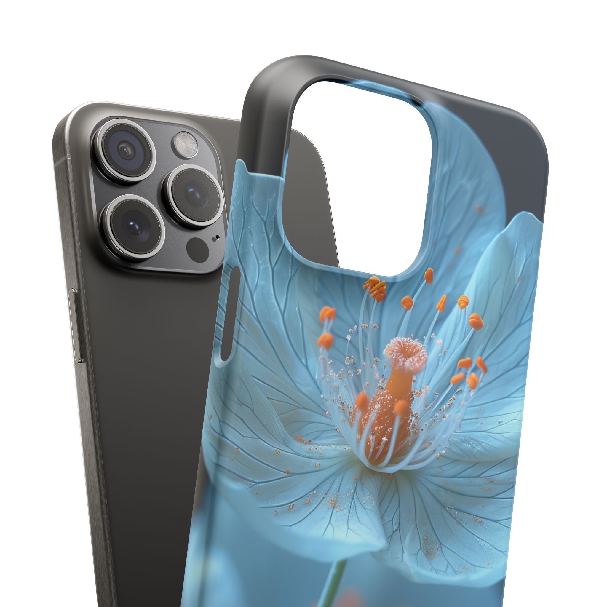 Luminous Flower Essence iPhone 15 - Slim Phone Case