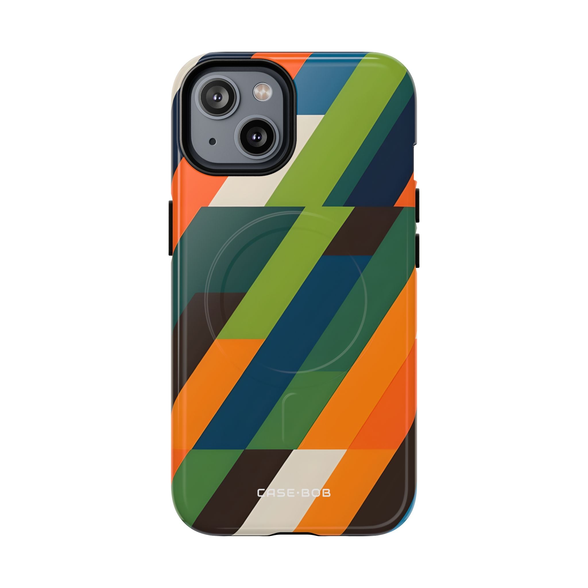 Diagonal Blaze iPhone 14 Case - Tough+