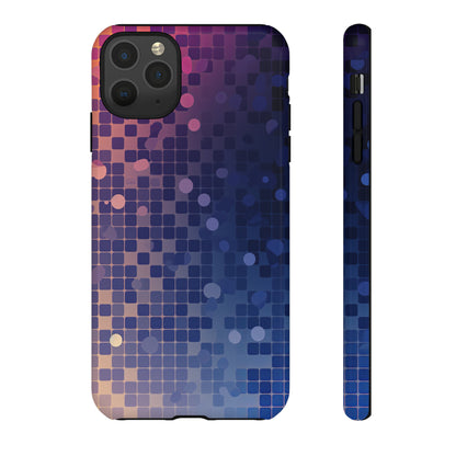 Azure Square: Blue Gradient - Protective Phone Case