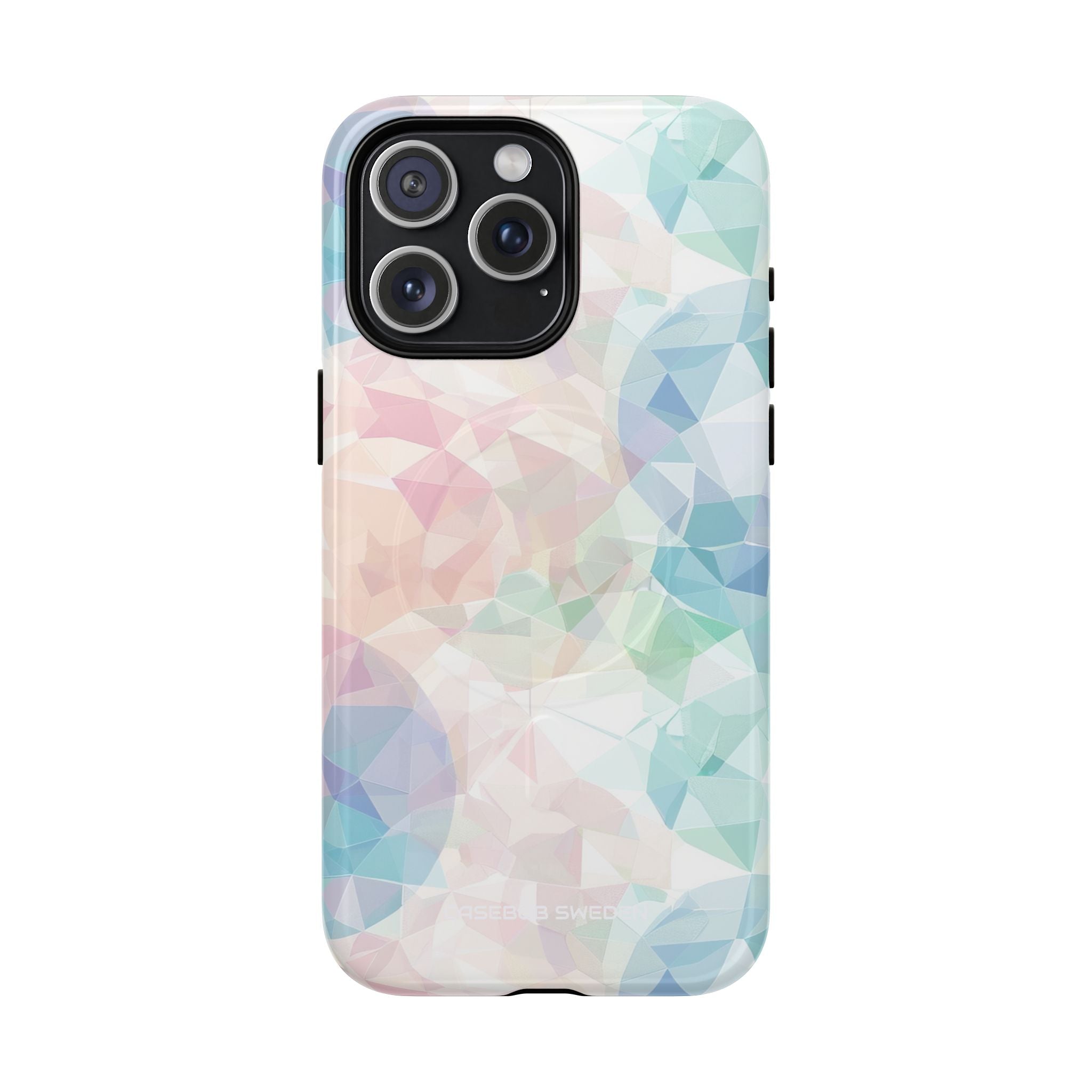 Pastel Geometry Background - Tough + MagSafe® iPhone 15 Phone Case