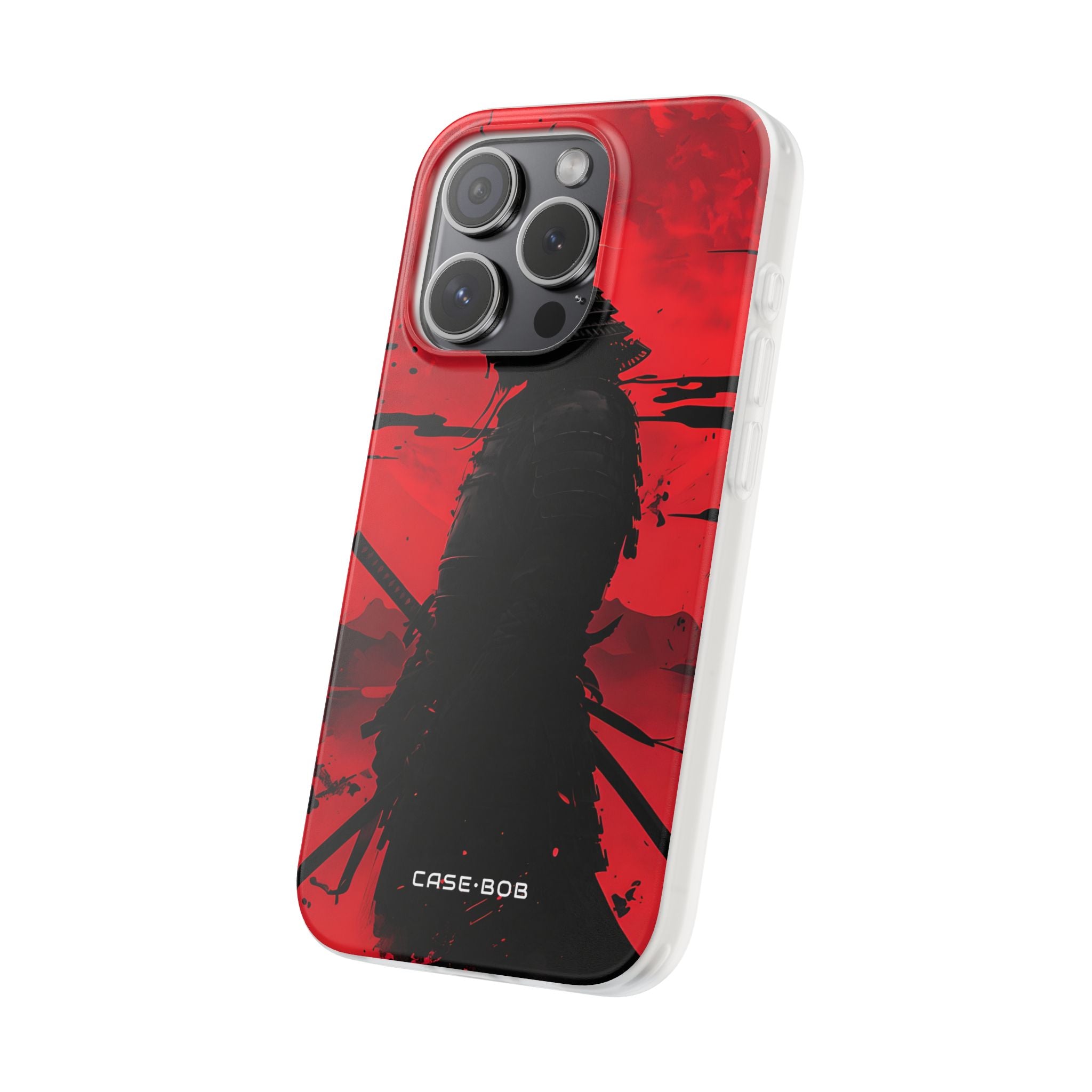 Crimson Samurai iPhone 15 Pro Case - Soft