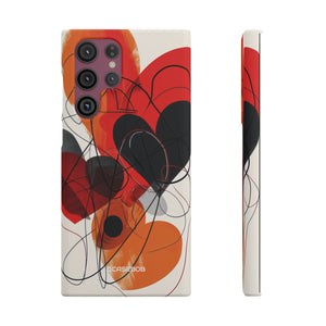 Fiery Hearts | Slim Phone Case for Samsung