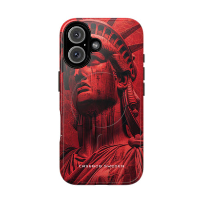 Zen Red Liberty Vision iPhone 16 | Tough+ Phone Case