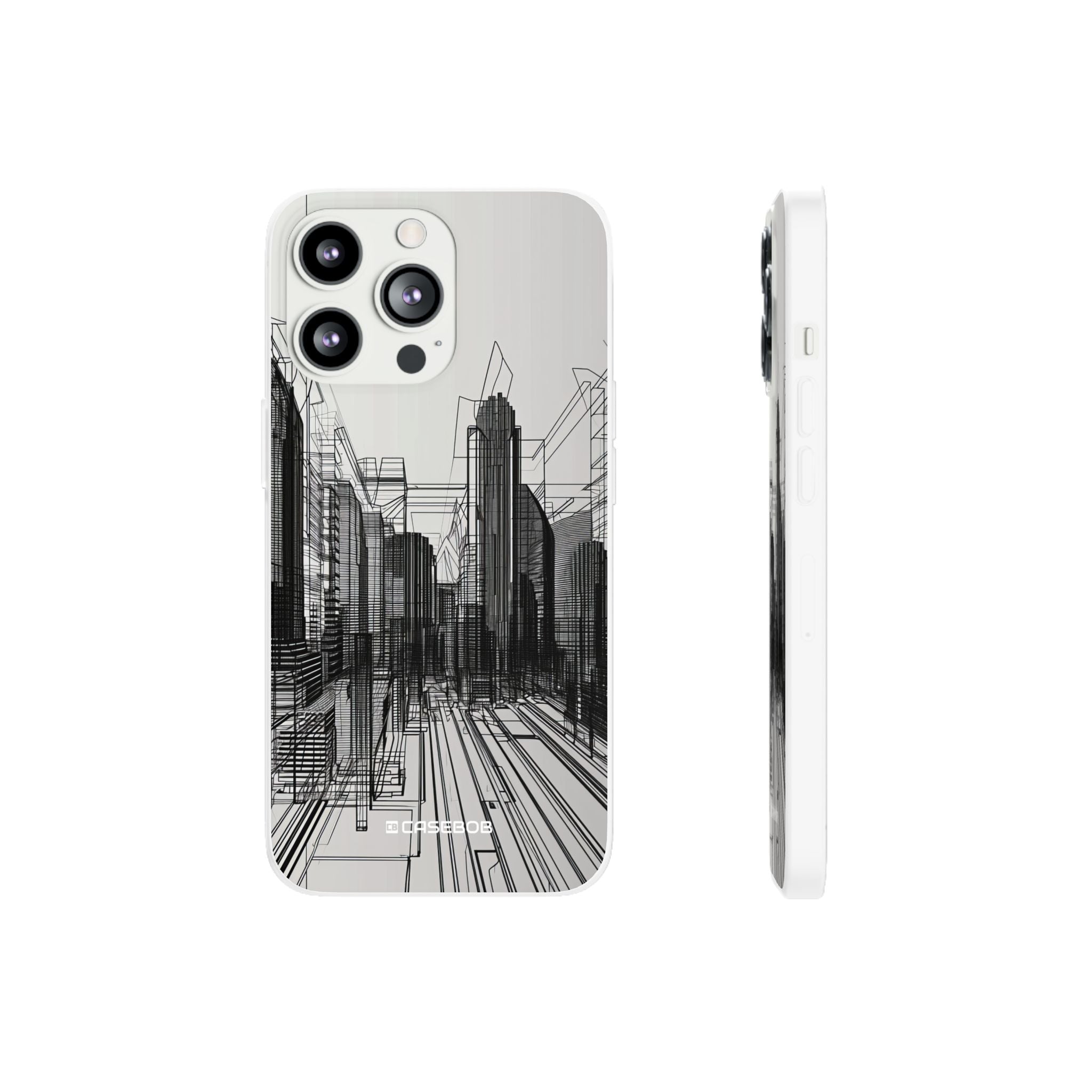 Urban Wireframe | Flexible Phone Case for iPhone