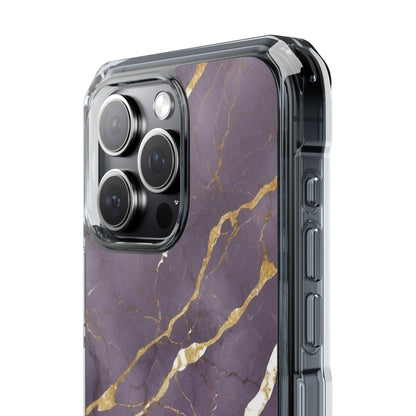 Golden Veins Flowing iPhone Case - Impact