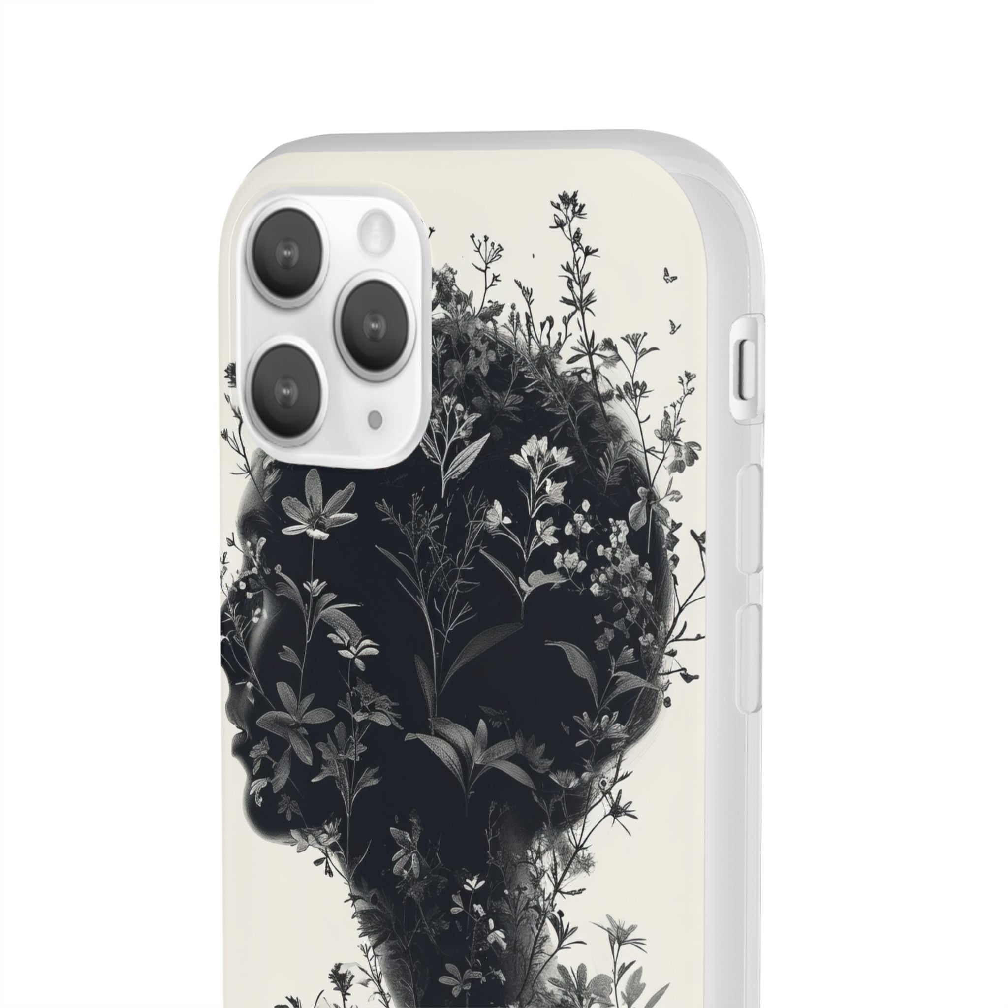 Botanical Silhouette Essence | Flexible Phone Case for iPhone