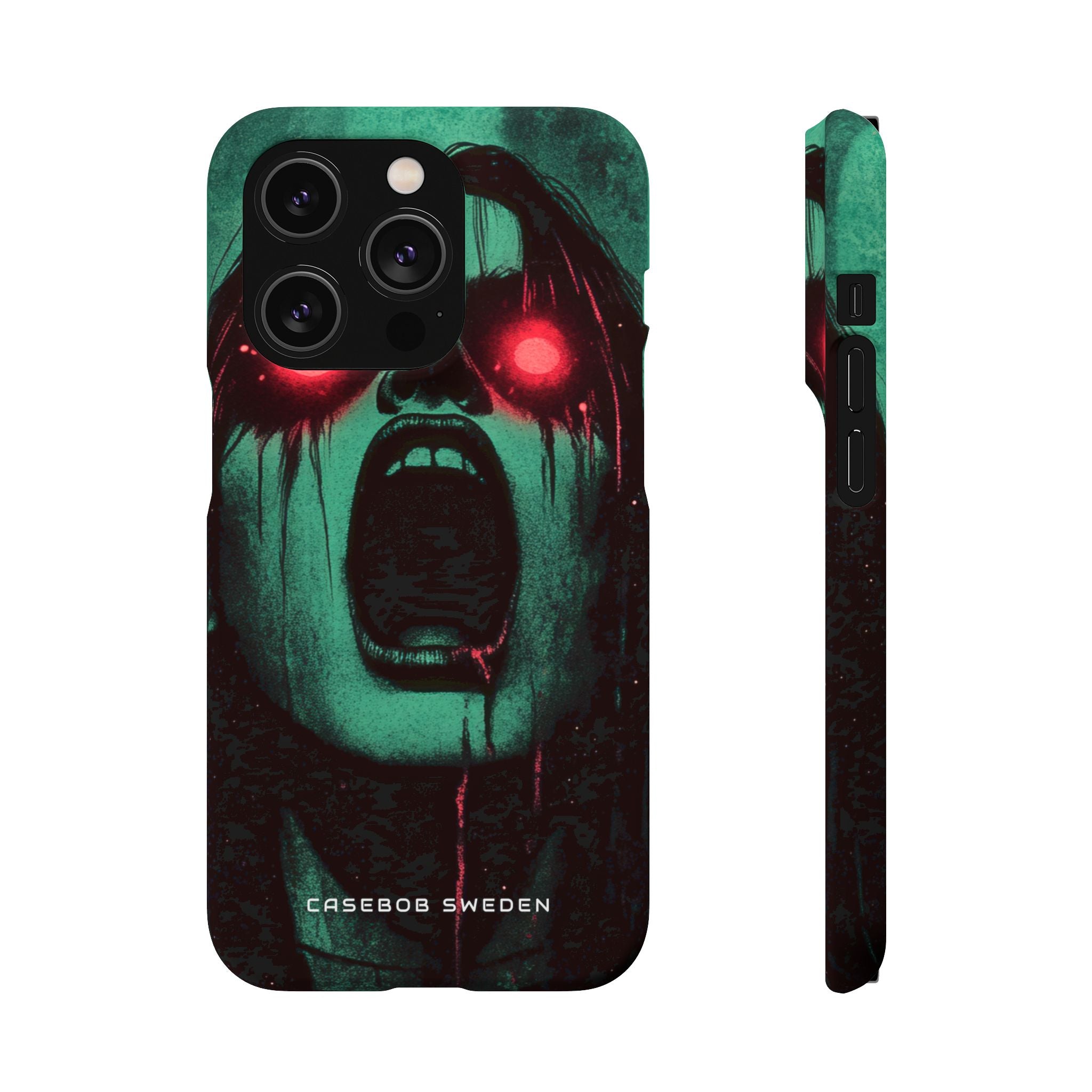 Haunting Glow of Gothic Eyes iPhone 14 - Slim Phone Case