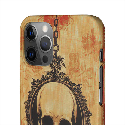 Gothic Skull Elegance iPhone 12 - Schlanke Handyhülle