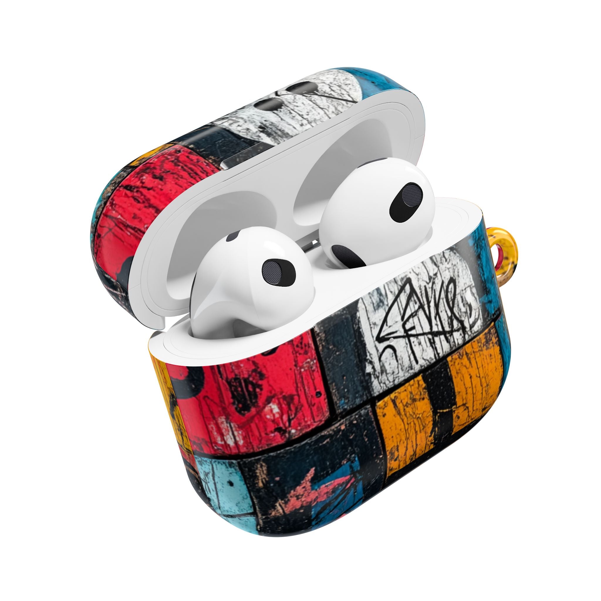 Witte Orb Graffiti - AirPods Case