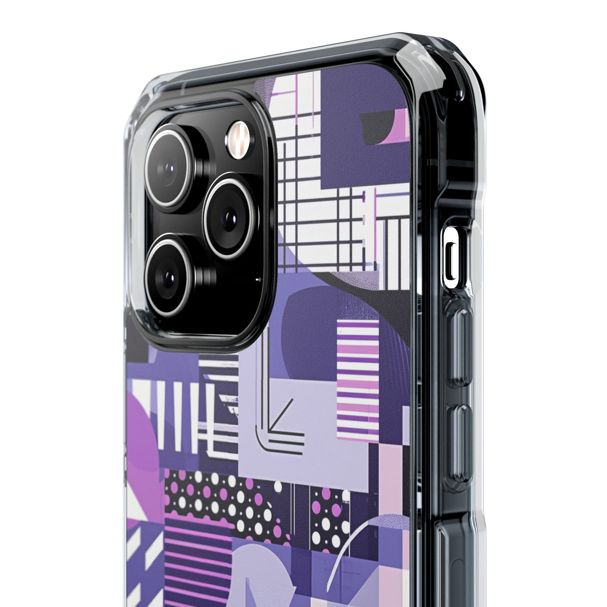 Ultra Violet Design | Handyhülle für iPhone (Clear Impact Case – magnetisch)