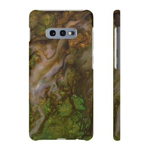 Smaragd Green Ink Art Android Case |Slim| Samsung Galaxy S10E Matte Phone Case