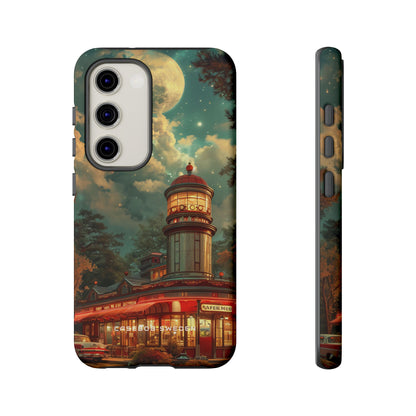 Vintage Moonlit Diner Fantasy Samsung S23 - Tough Phone Case