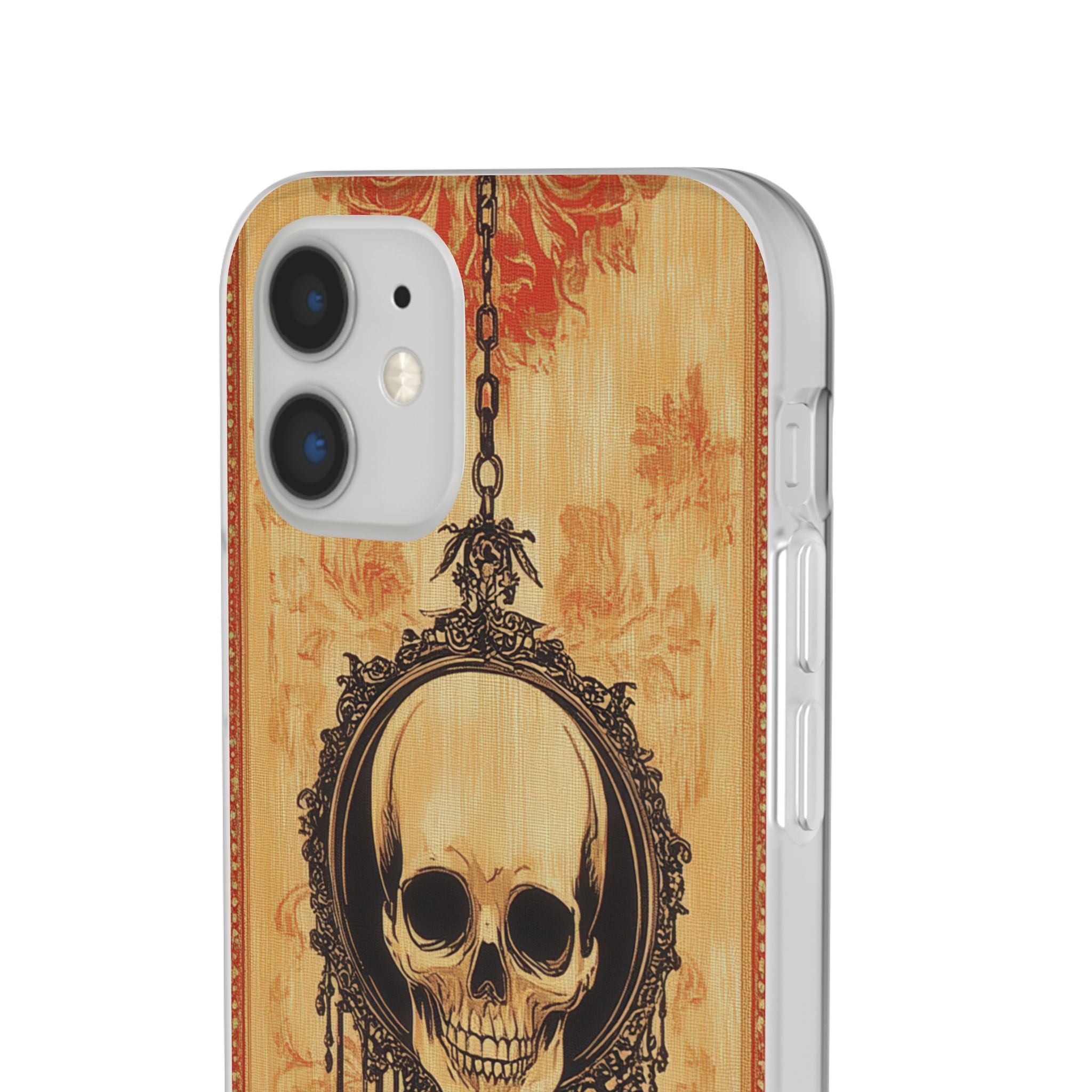 Gothic Skull Elegance iPhone 12 - Flexi Phone Case