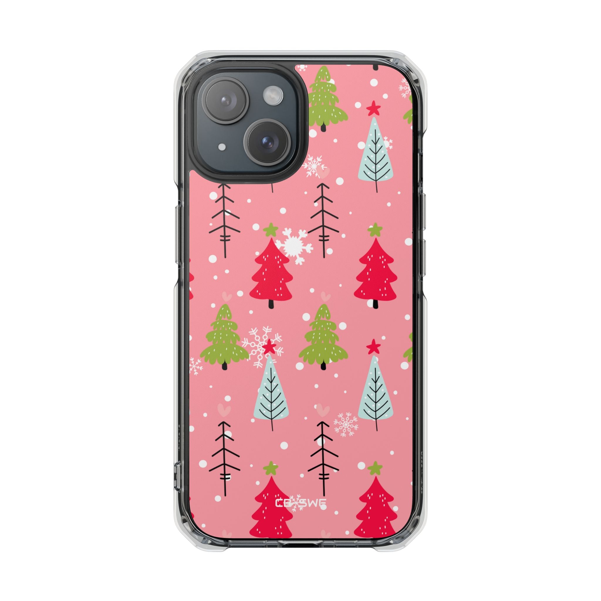 Festive Trees Dance iPhone Case - Impact