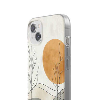 Orange Halo iPhone 14 Plus Case - Soft