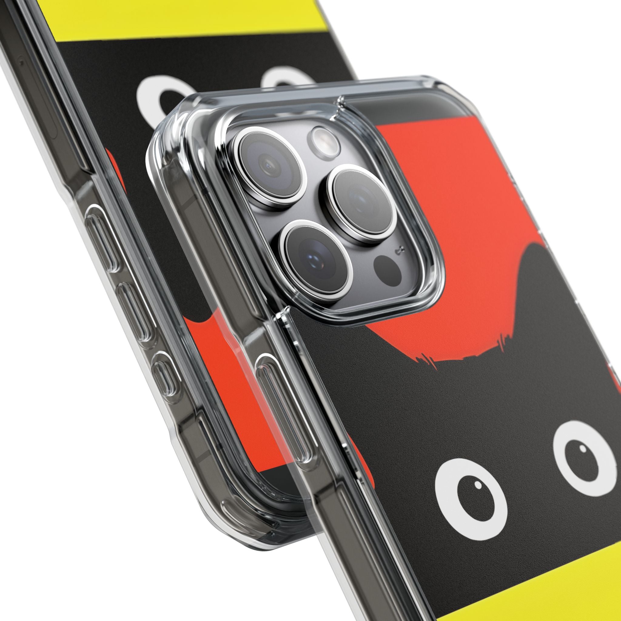 Peekaboo Cat Crimson iPhone 15 Pro Max Case - Impact