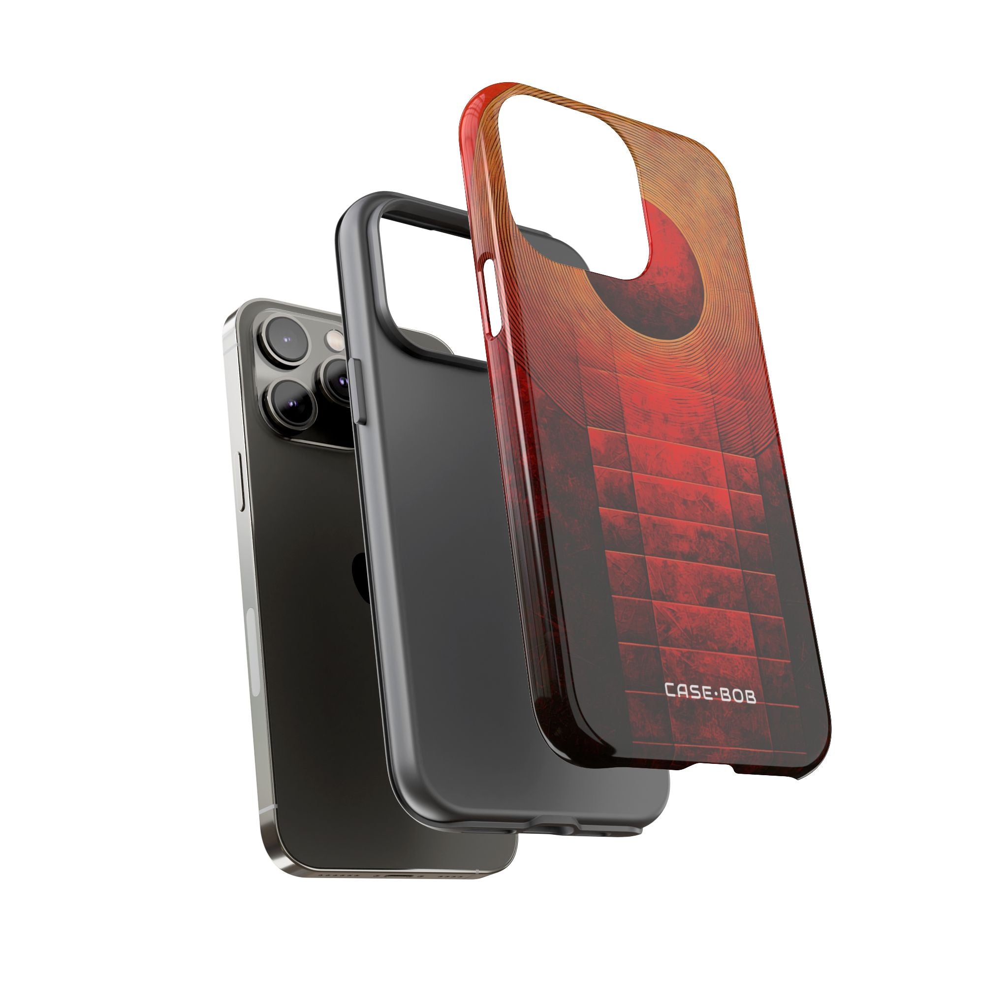 Crimson Orbit iPhone 14 Pro Max Case - Tough