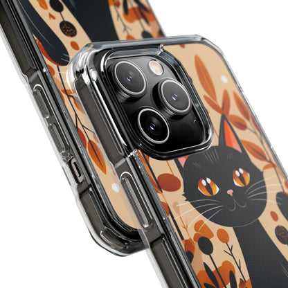 Autumnal Cat Whimsy iPhone Case - Impact