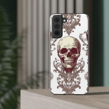 Gothic Skulls and Ornate Foliage Samsung S21 - Flexi Phone Case