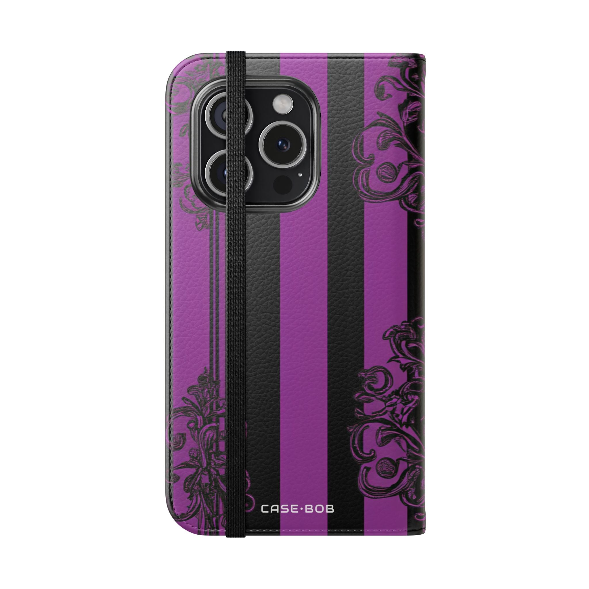 Baroque Stripes - iPhone 15 Pro Case - Wallet