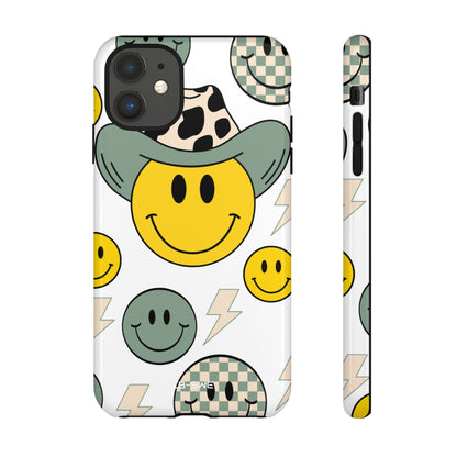 Pop Art Smiley Party - iPhone Case