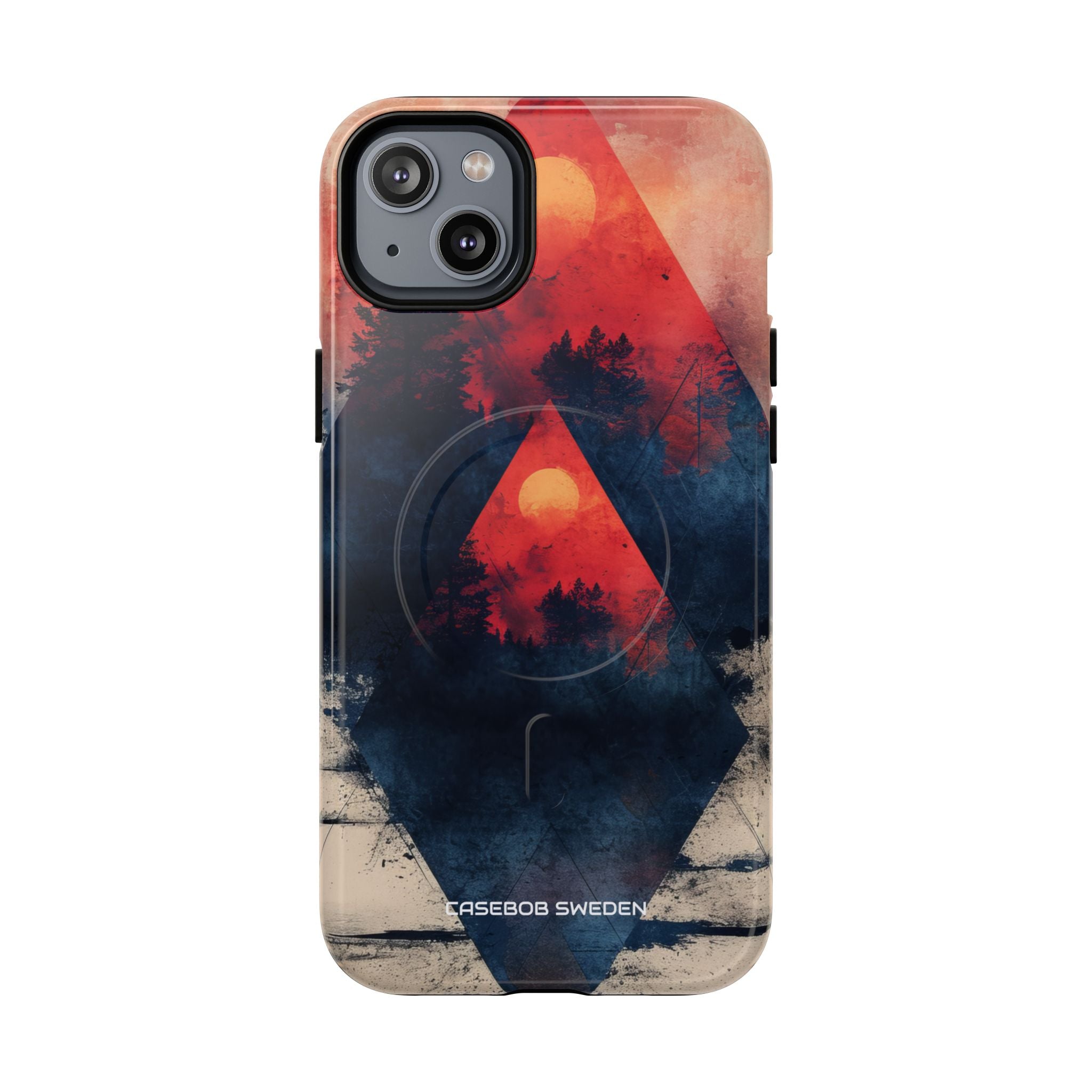 Red Sky Serenity - Tough + MagSafe® iPhone 14 Phone Case