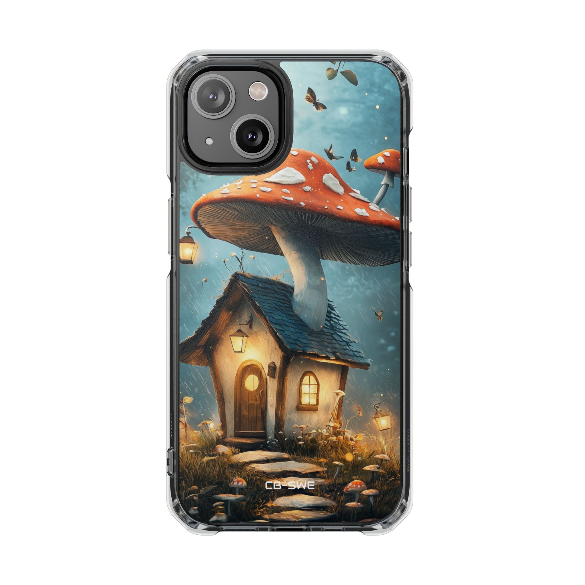 Mushroom House Glows iPhone Case - Impact