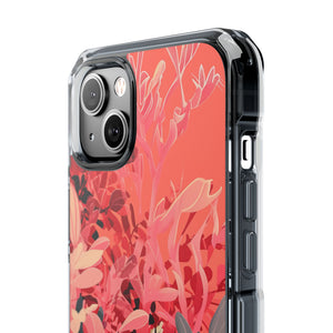 Living Coral Design | Handyhülle für iPhone (Clear Impact Case – magnetisch) 