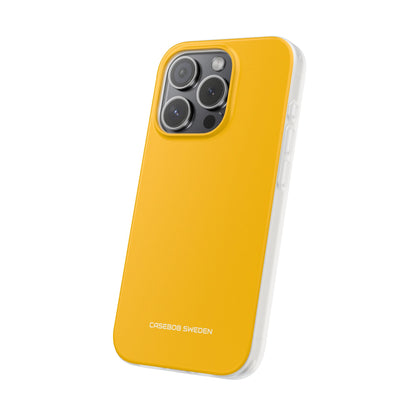 Amber Yellow - Flexi iPhone 15 Phone Case