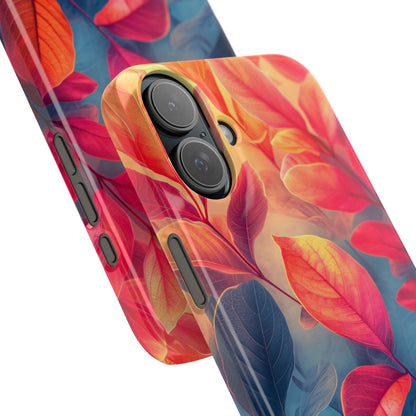 Red Blue Nature - Slim iPhone 16 Phone Case