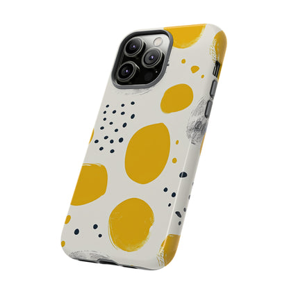 Dotted Yellow Simplicity - Protective Phone Case