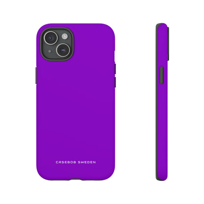 Dark Violet iPhone 15 - Tough Phone Case