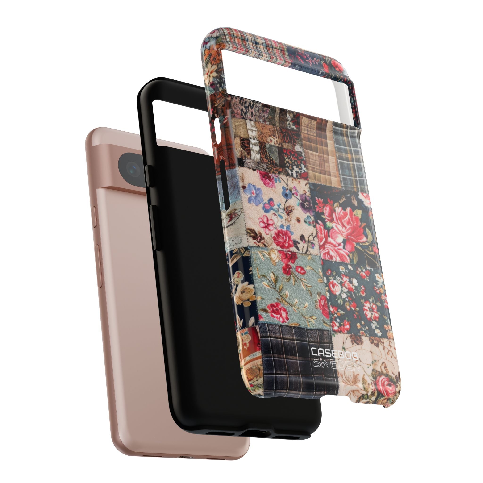 Trapunta patchwork floreale Google Pixel 8 - Tough