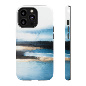 Oil Painting - Abstract Blue - Protective Phone Case