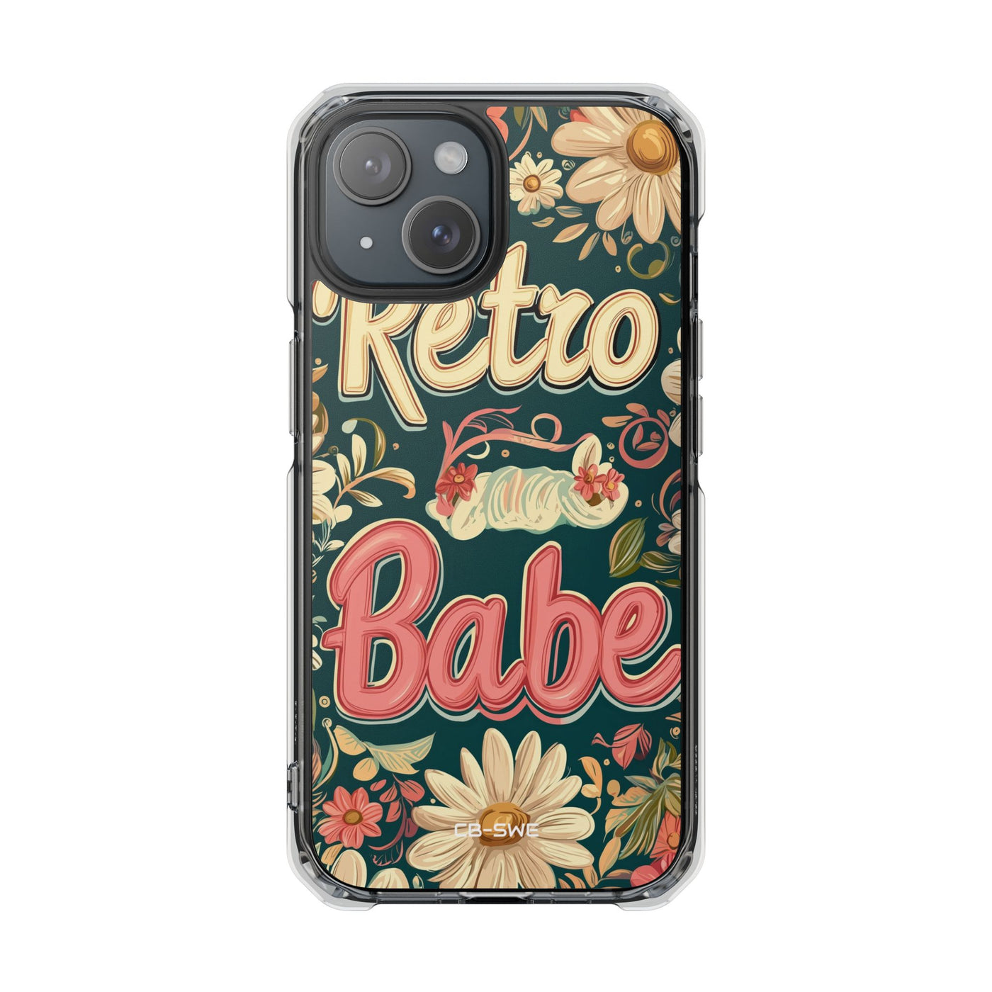 Floral Curves Embrace iPhone Case - Impact