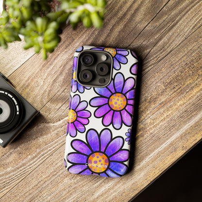 Polka Dot Blooms iPhone 15 Pro Case - Tough
