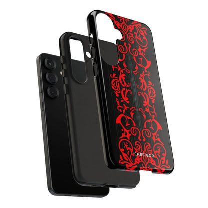 Crimson Spiral Samsung S25 Plus Case - Tough