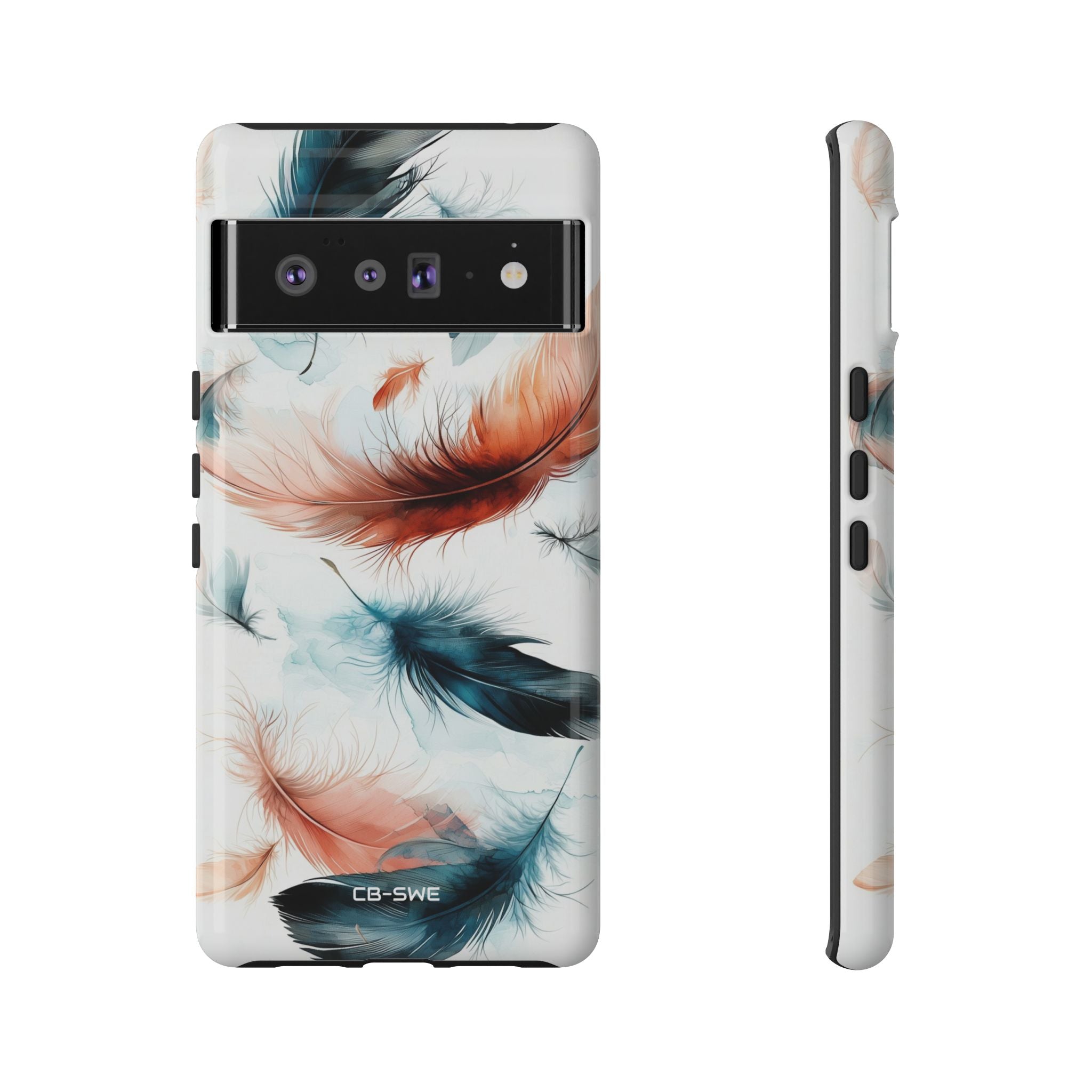Feathers Drift Softly - Google Pixel Case