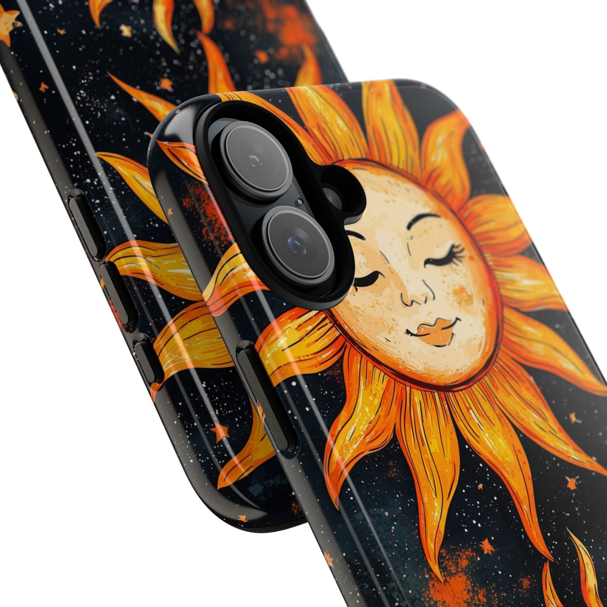 Celestial Suns Dance - iPhone Case